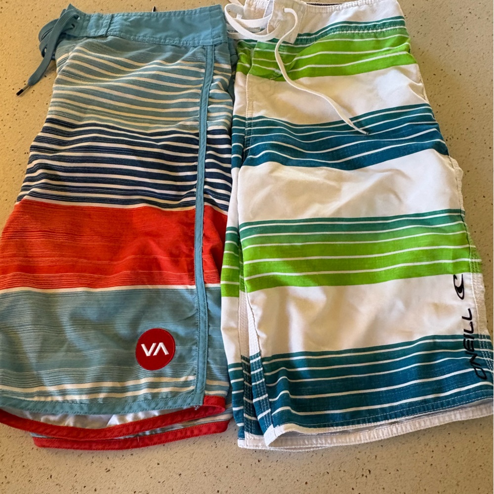 Men’s Board Shorts Striped Size 30